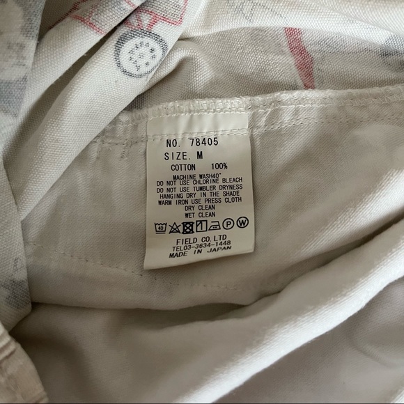 SOLD FRENCH BULLDOG sz S Bermuda Shorts Superior EL Japan Drawstring Elastic - Picture 4 of 5